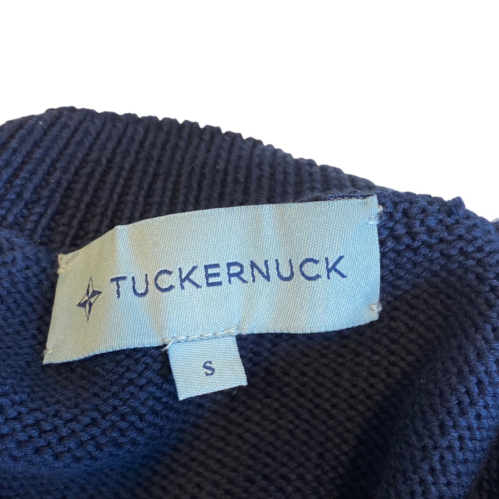 Tuckernuck | Navy Brant Point Crewneck Relaxed Fit Knit Sweater Size S - Picture 7 of 7